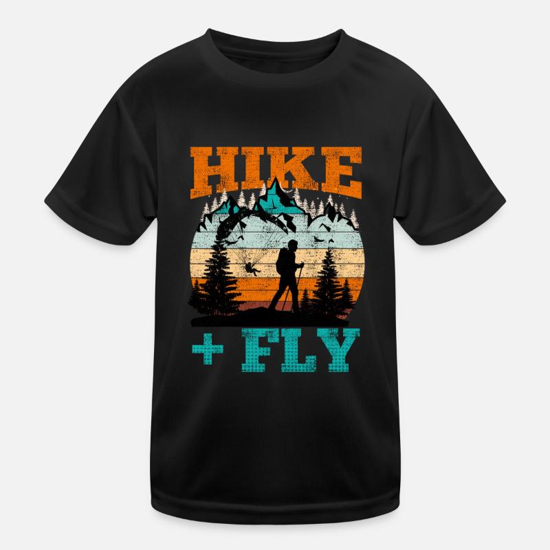 Hike and Fly Hiking Shirt Streckenflug Kinder Funktions-T-Shirt