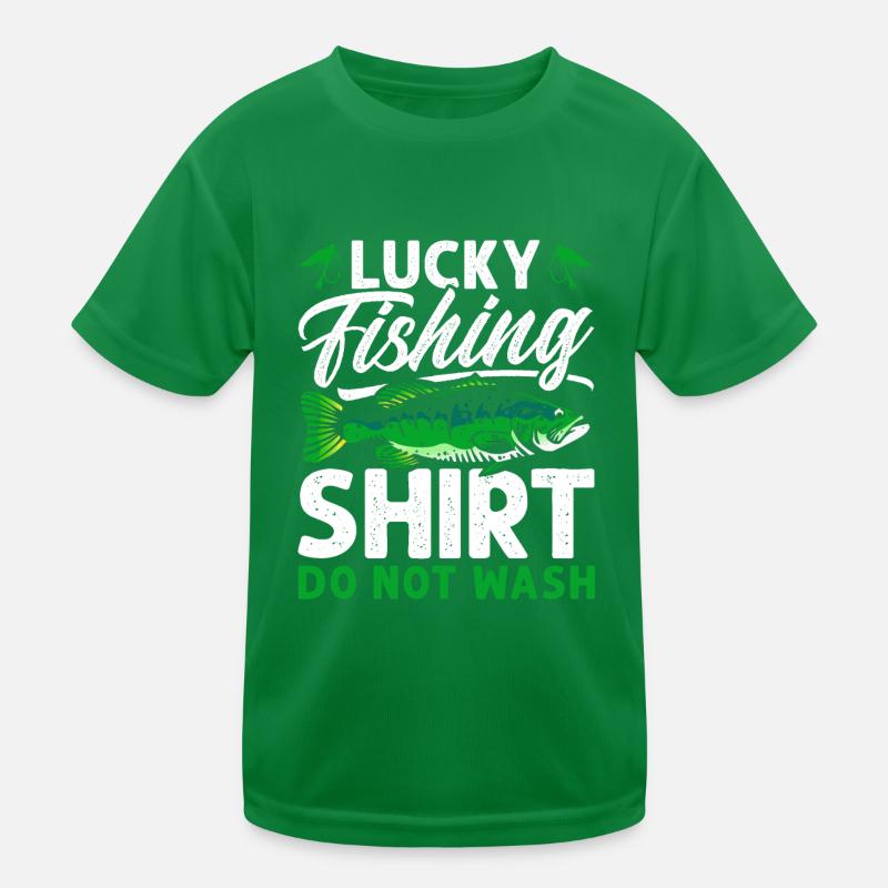Pêche chanceuse T-shirt sport Enfant