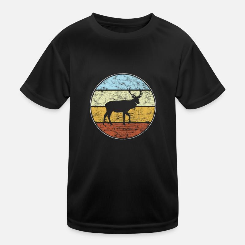 Hirsch Rétro T-shirt sport Enfant