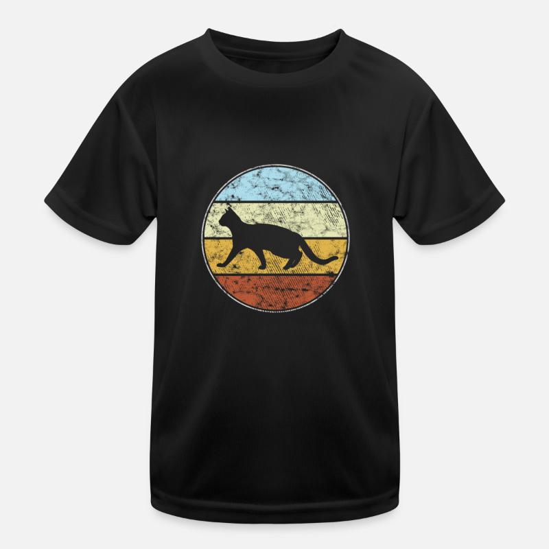 Chat Rétro T-shirt sport Enfant