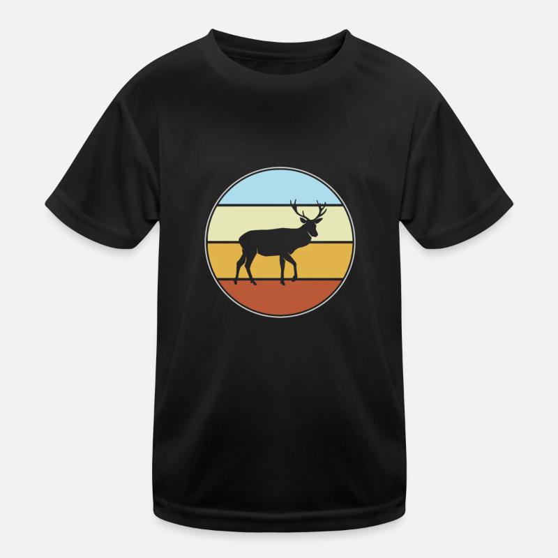 Hirsch Retro Kids Functional T-Shirt