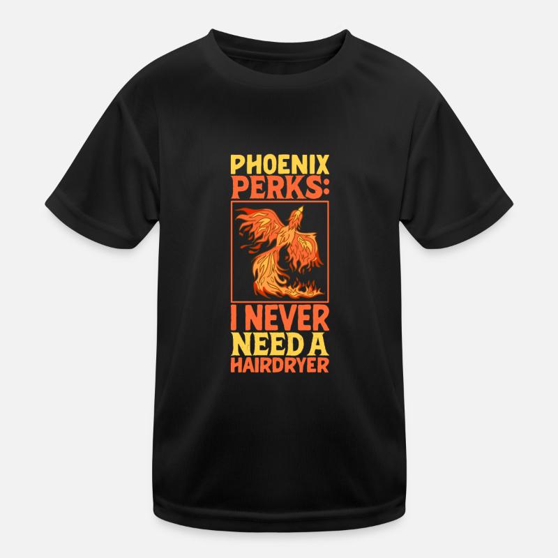 Phoenix Bird Créatures mythiques T-shirt sport Enfant