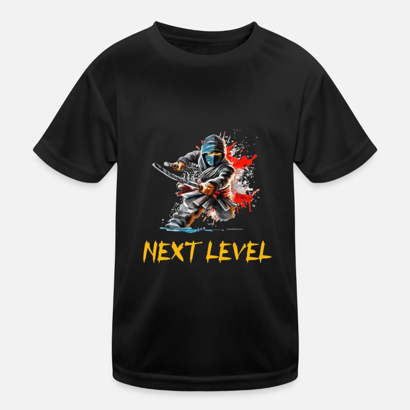 Ninja Next level Kinder Funktions-T-Shirt