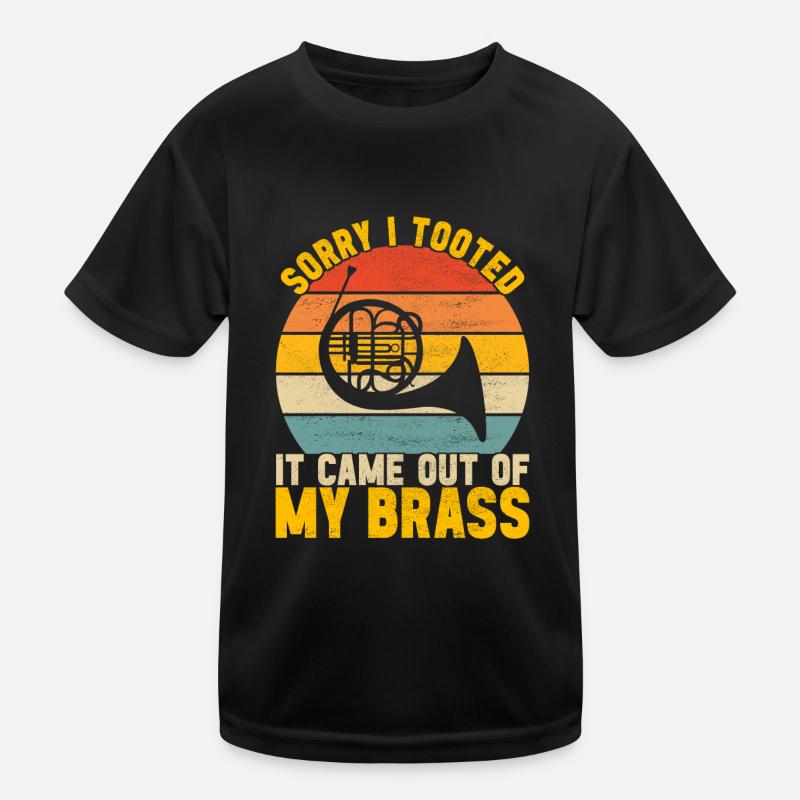 Cuivre à cor T-shirt sport Enfant