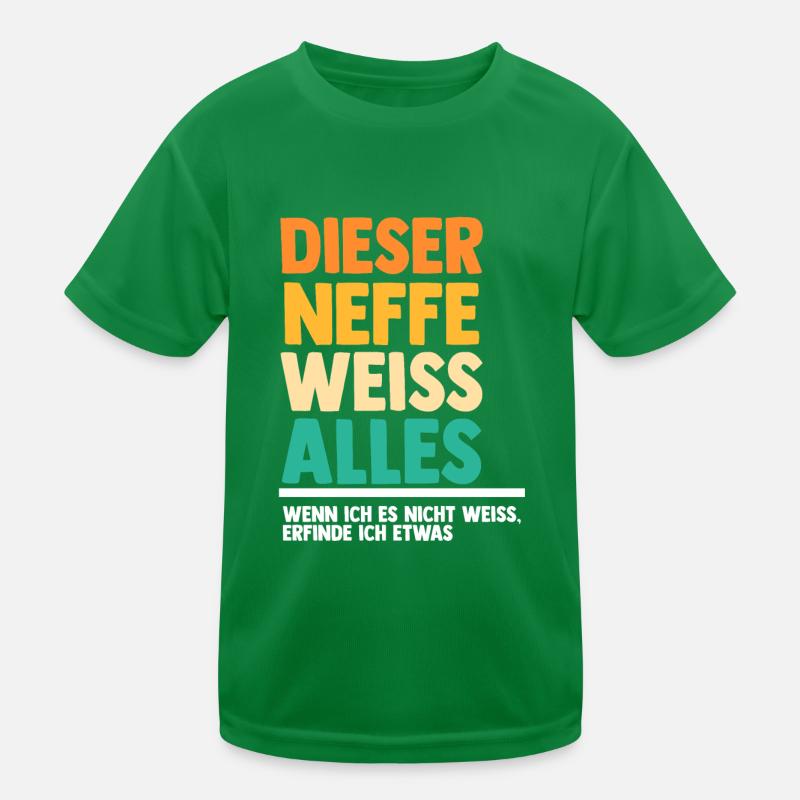 Neffe Kinder Funktions-T-Shirt