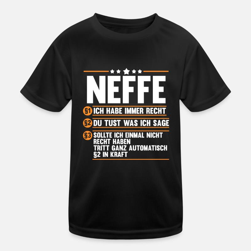 Neffe Kinder Funktions-T-Shirt