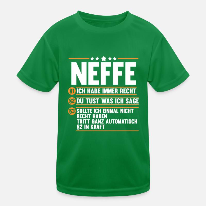 Neffe Kinder Funktions-T-Shirt