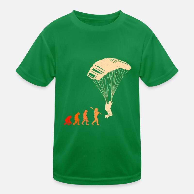 Paragliding Evolution Gleitschirmfliegen Kinder Funktions-T-Shirt