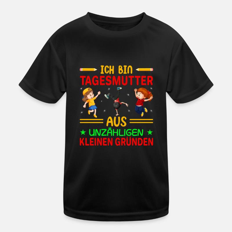Tagesmutter Abschiedsgeschenk Kinder Funktions-T-Shirt