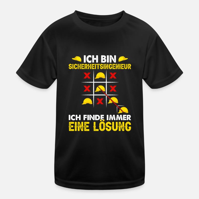 Ich bin Sicherheitsingenieur Kinder Funktions-T-Shirt