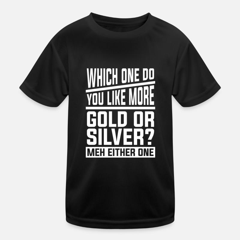 Gold Gold Mining Gold Mining Gold Mining Kids Functional T-Shirt
