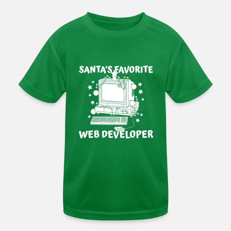 Web Entwickler Webdeveloper Kinder Funktions-T-Shirt