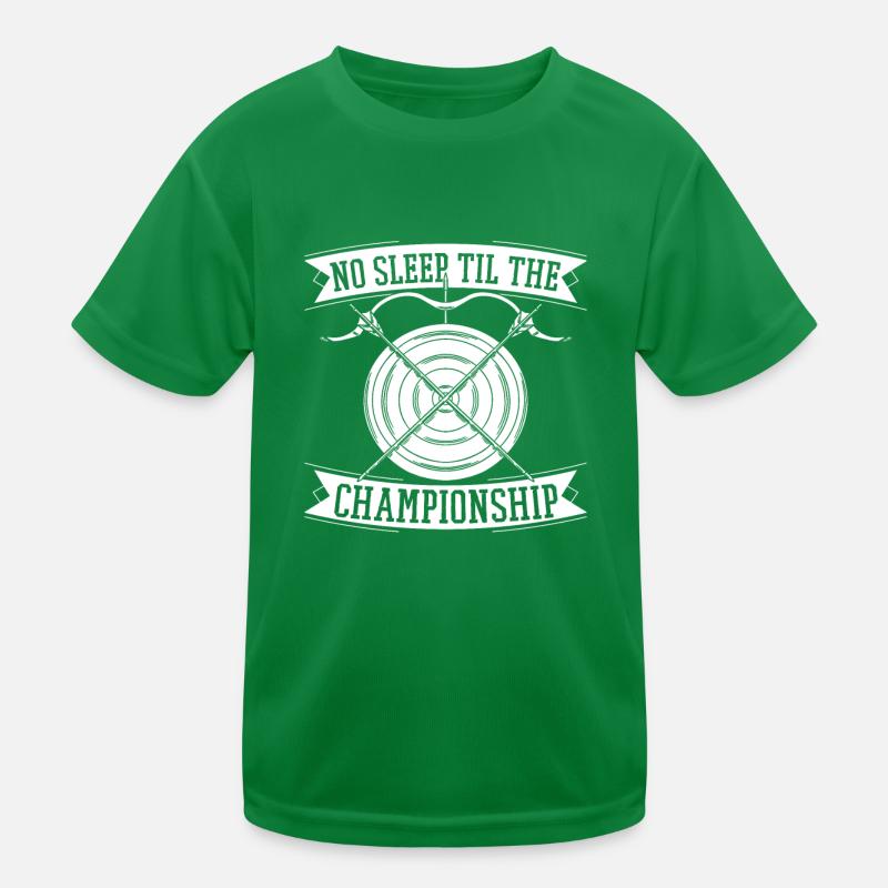 Bogenschießen Bogensport Bogenschütze Kinder Funktions-T-Shirt