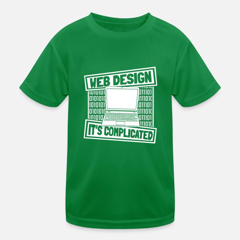 Web Entwickler Webdeveloper Kinder Funktions-T-Shirt