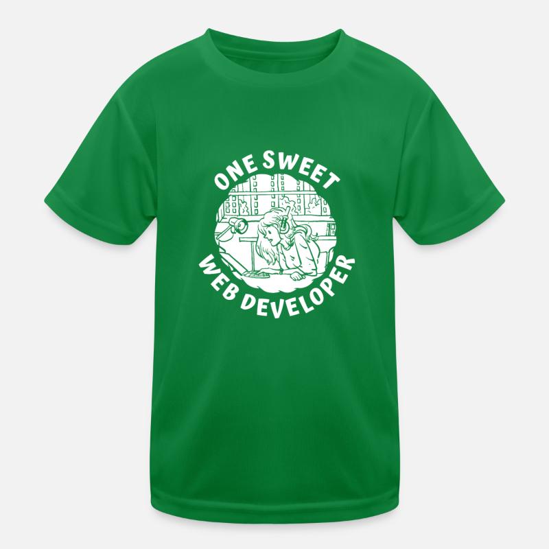 Web Entwickler Webdeveloper Kinder Funktions-T-Shirt