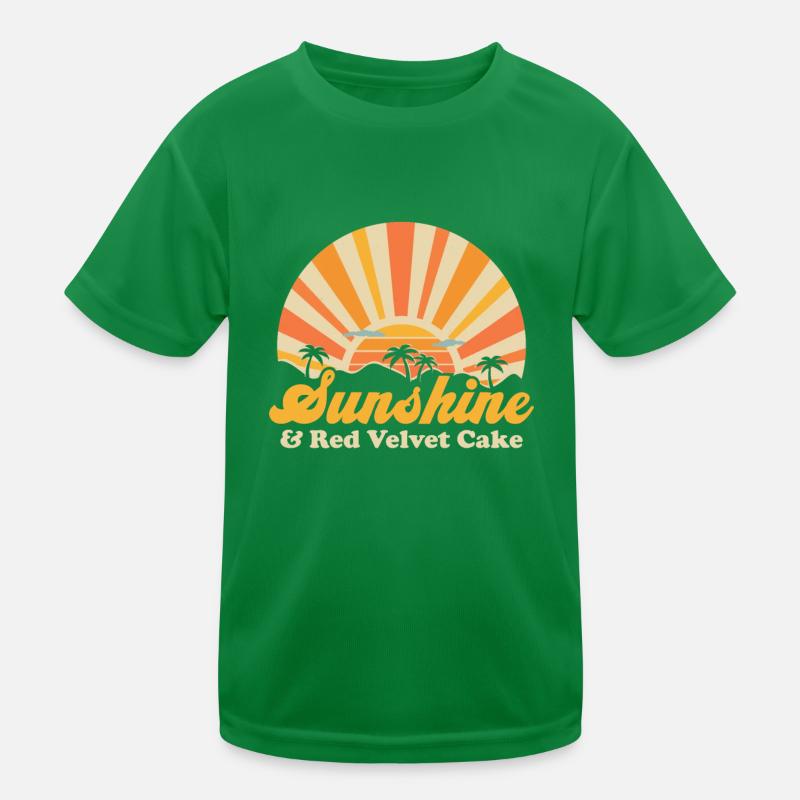 Velvet Cake Cake Gift Kids Functional T-Shirt