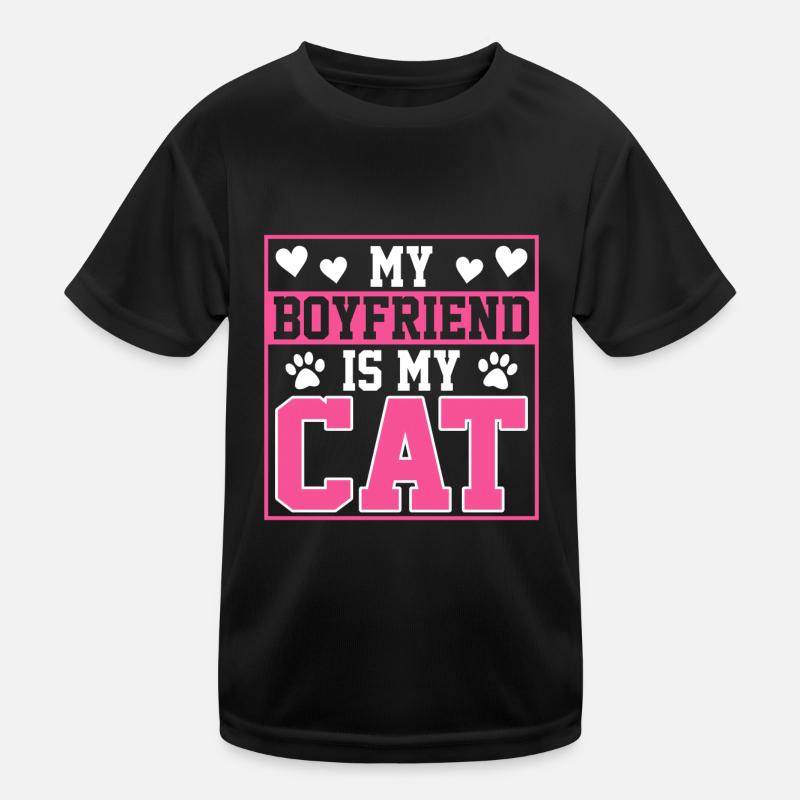 Mon ami est mon chat T-shirt sport Enfant