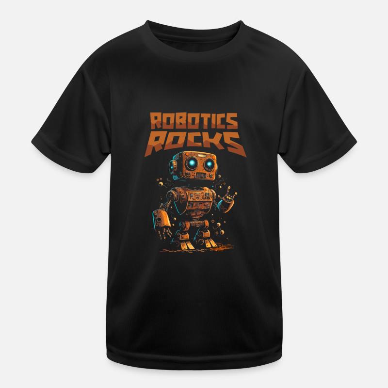 Robotics Ai Robot Cute Kids Functional T-Shirt