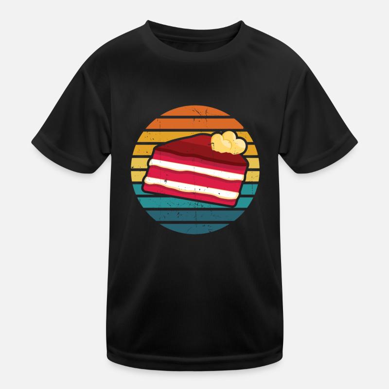 Velvet Cake Cake Gift Kids Functional T-Shirt