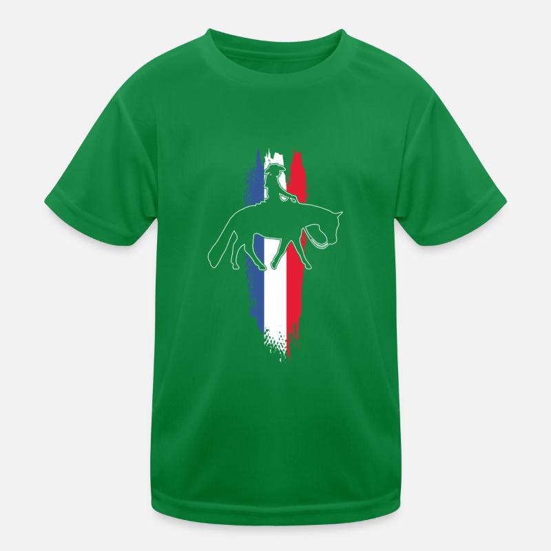 Cavalier Cheval & Western | Équitation Western T-shirt sport Enfant
