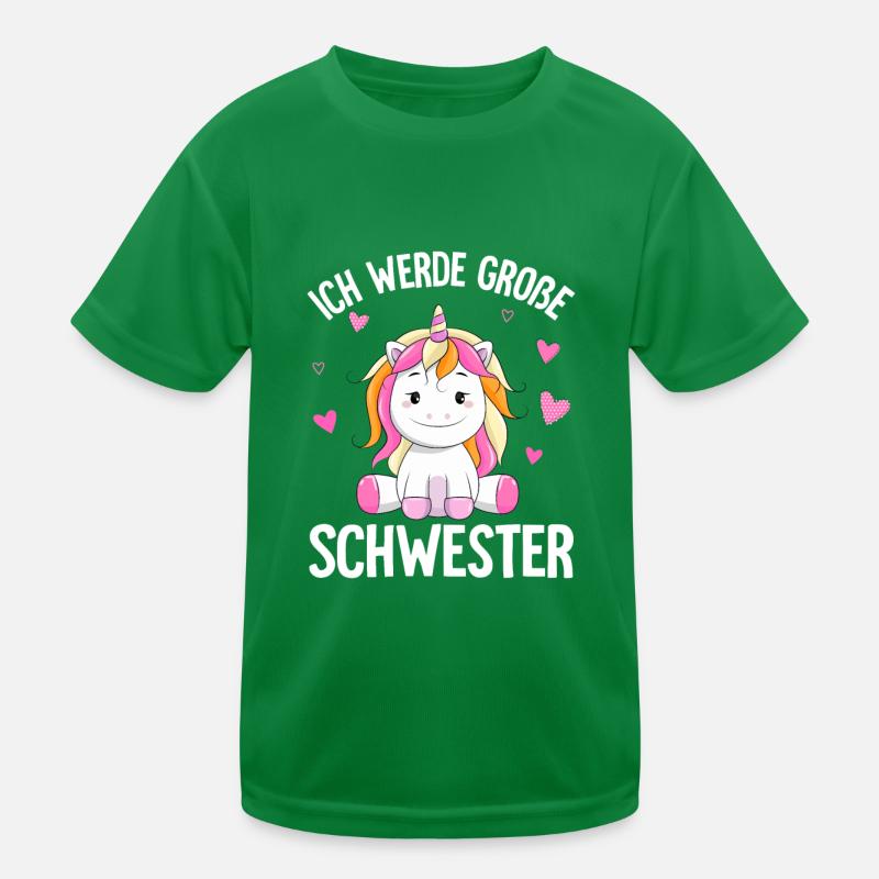 Ich werde große Schwester Kinder Kinder Funktions-T-Shirt
