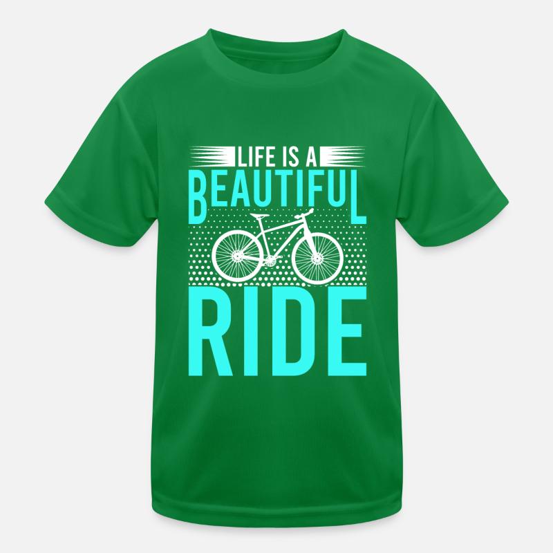 Das Leben Ist Ein Schöner Ritt Kinder Funktions-T-Shirt