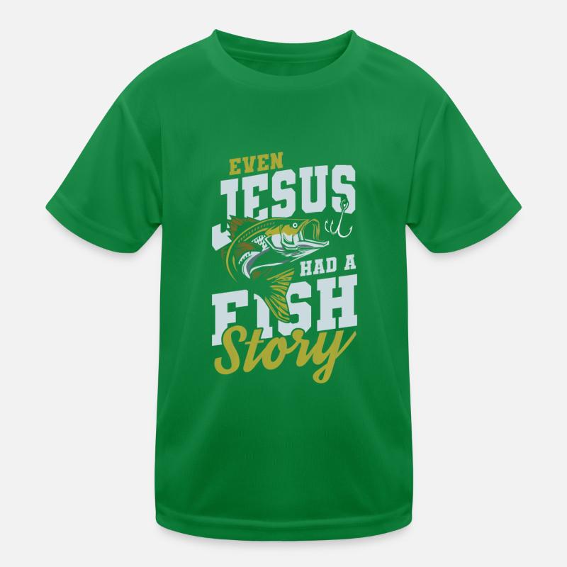 L’histoire de Jésus Fish T-shirt sport Enfant