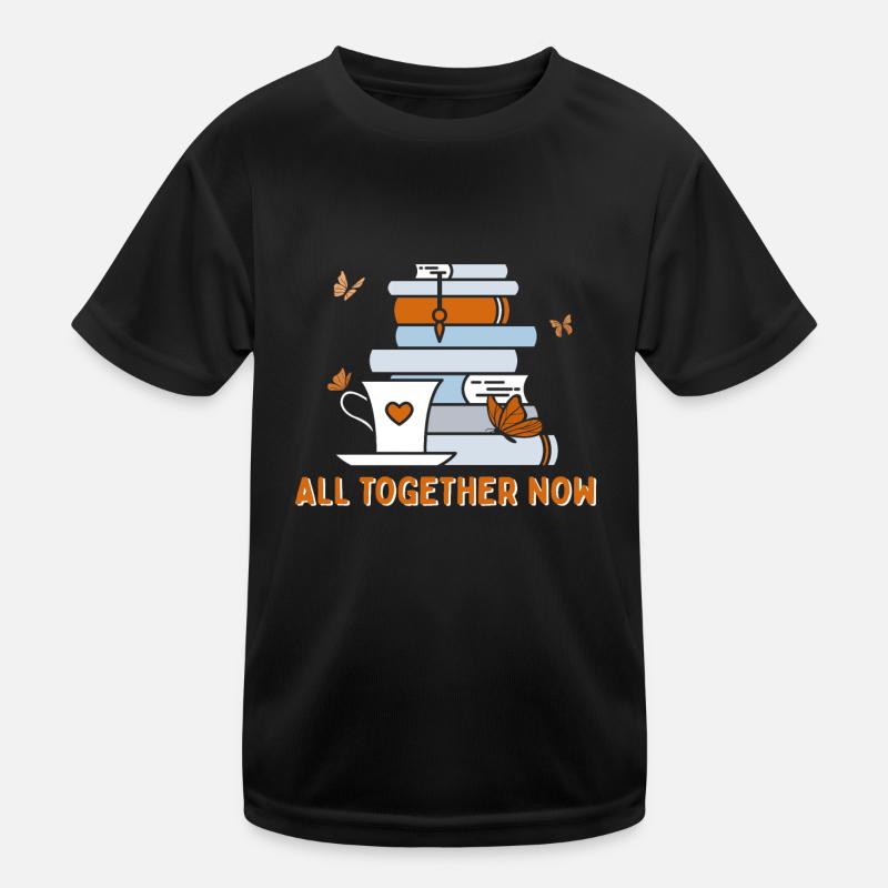 All Together Now Summer Reading Squad Read A Book Kids Functional T-Shirt