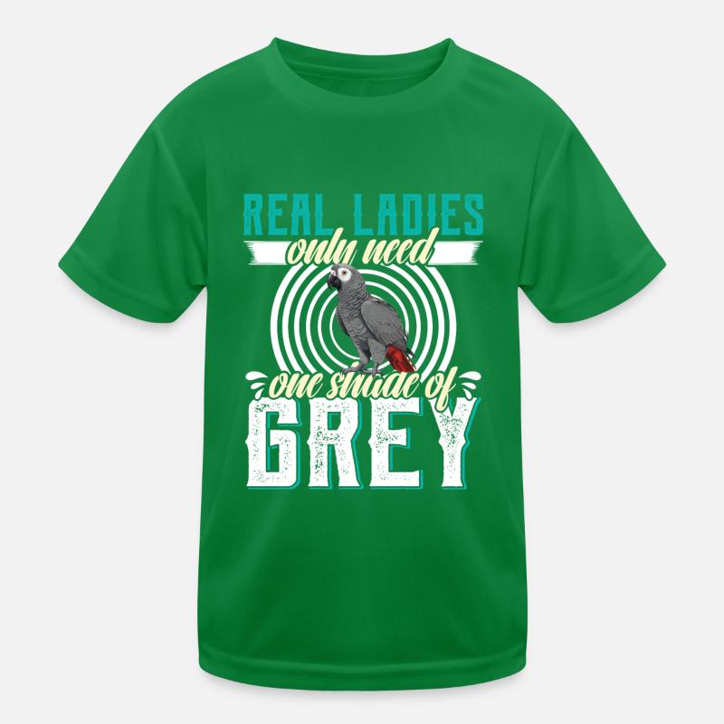 Parrot Real Ladies n’a besoin que d’une nuance de gris T-shirt sport Enfant