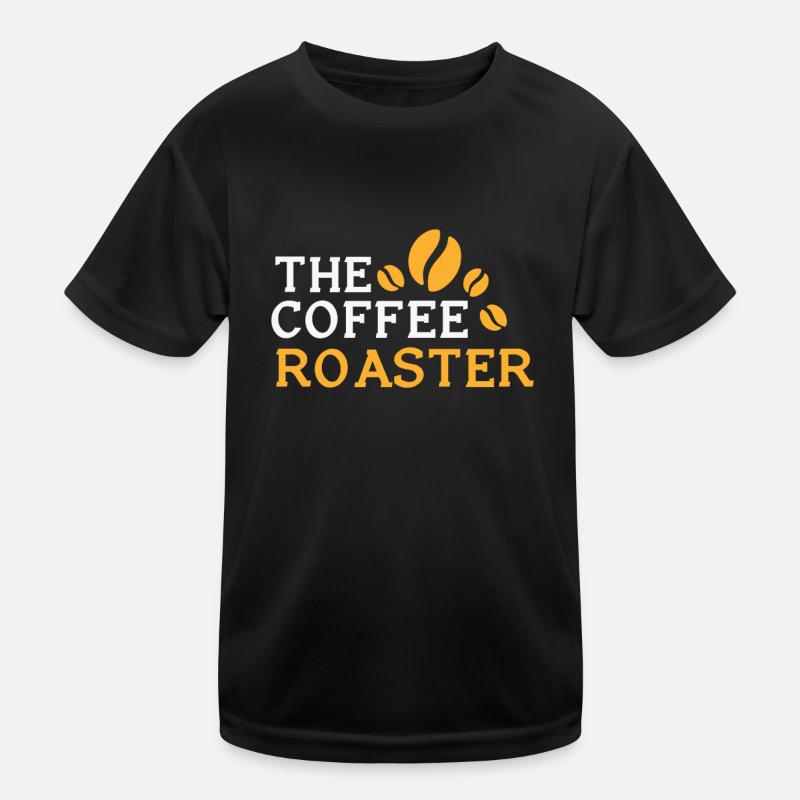 Coffee Roasting Gift Kids Functional T-Shirt