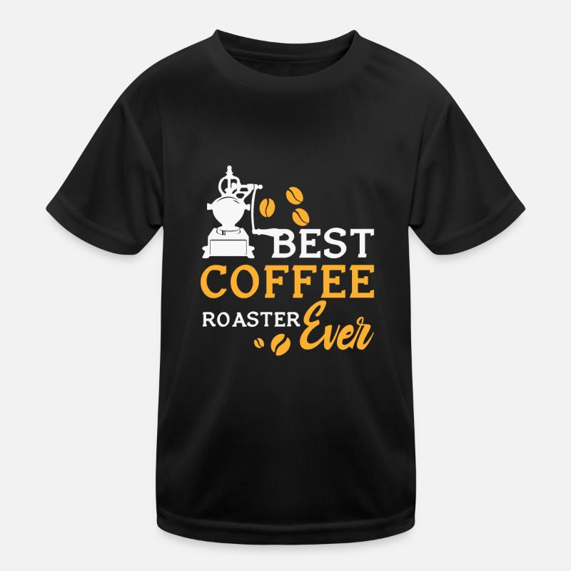 Coffee Roasting Gift Kids Functional T-Shirt