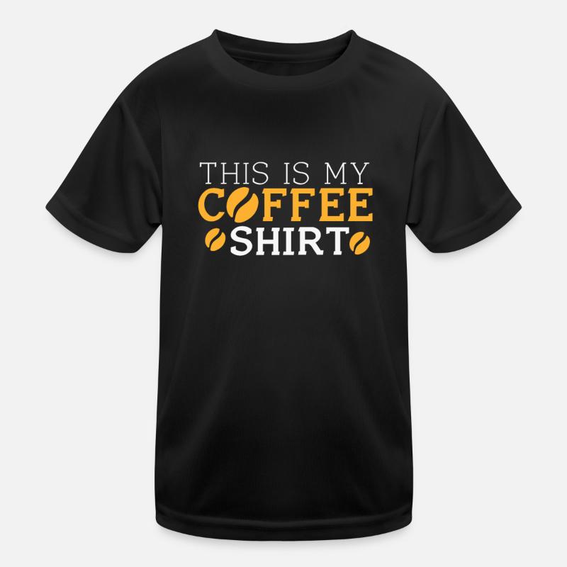 Coffee Roasting Gift Kids Functional T-Shirt
