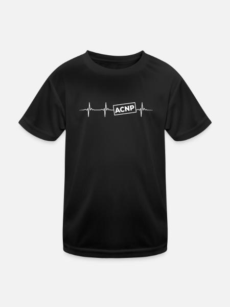 Retro Fährschiff Bekleidung Containerschiff - Kinder Funktions-T-Shirt - Schwarz - Vorne