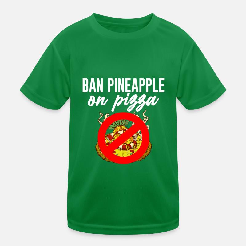 Interdire l’ananas sur la pizza 4 T-shirt sport Enfant