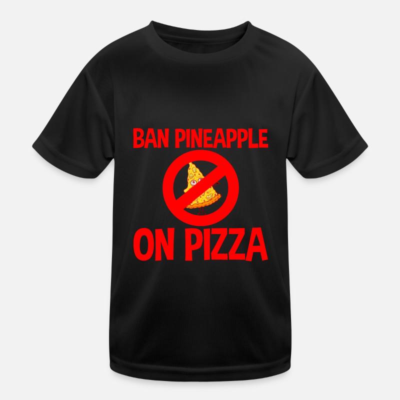 Interdire l’ananas sur la pizza 2 T-shirt sport Enfant