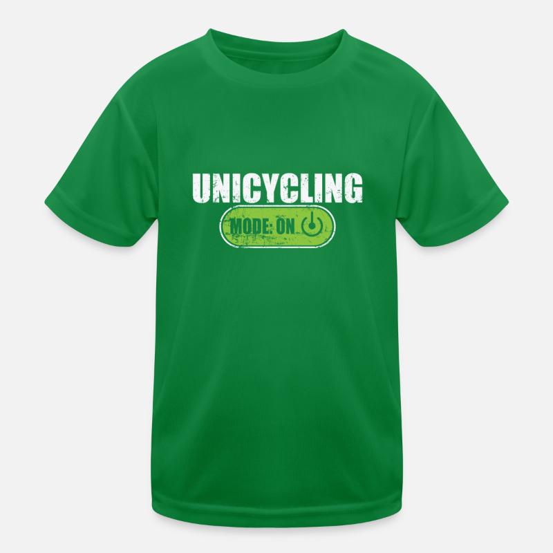 Mode monocycle sur Unicycle Balance Hobby T-shirt sport Enfant