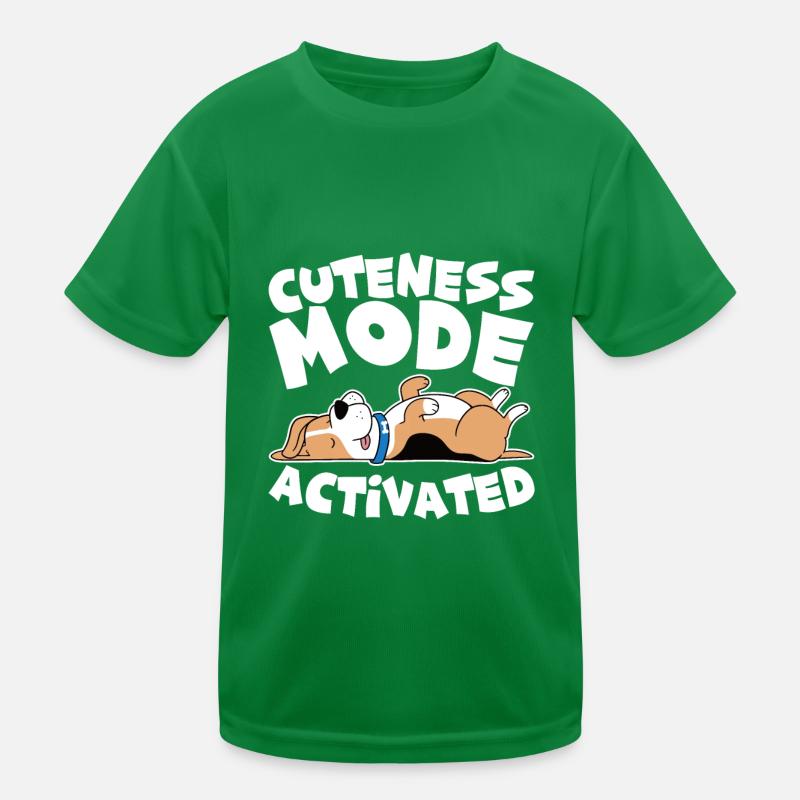 Cuteness Mode Activated 4 Kinder Funktions-T-Shirt