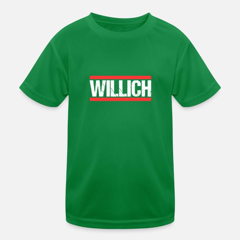 Willicherin Willicher Willich Kinder Funktions-T-Shirt