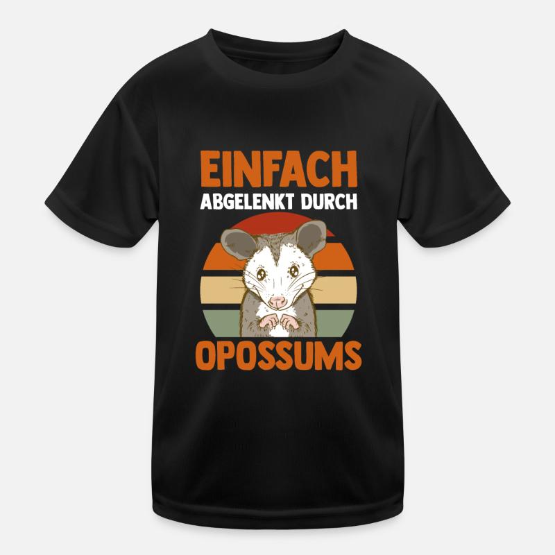 Opossum Kinder Funktions-T-Shirt