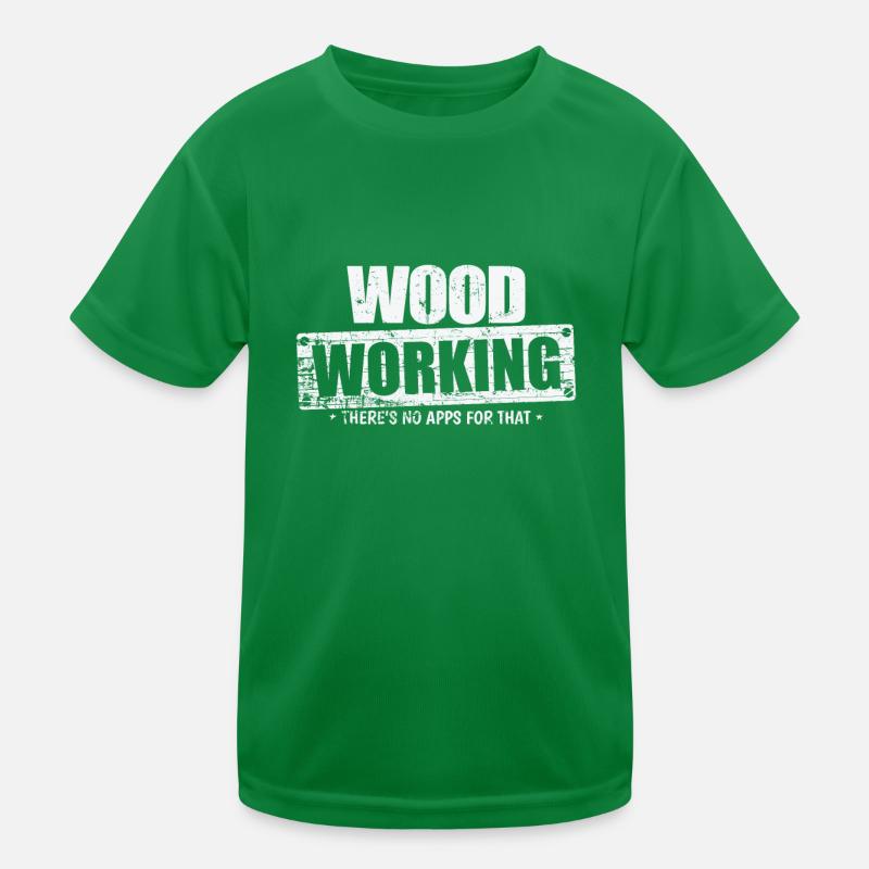 Travailleur forestier travaillant le bois T-shirt sport Enfant