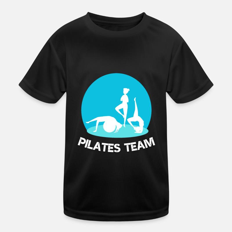 Pilates-Team Kinder Funktions-T-Shirt