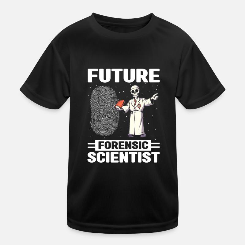 Forensischer Wissenschaftlicher Ermittler Kinder Funktions-T-Shirt