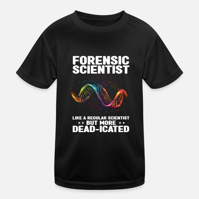 Forensischer Wissenschaftlicher Ermittler Kinder Funktions-T-Shirt