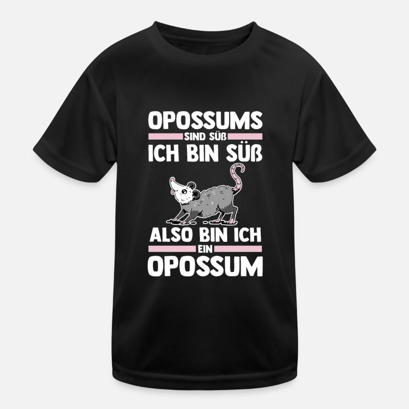 Opossum Kinder Funktions-T-Shirt