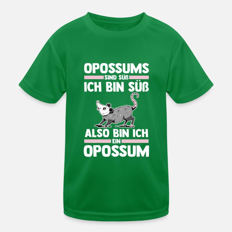 Opossum Kinder Funktions-T-Shirt