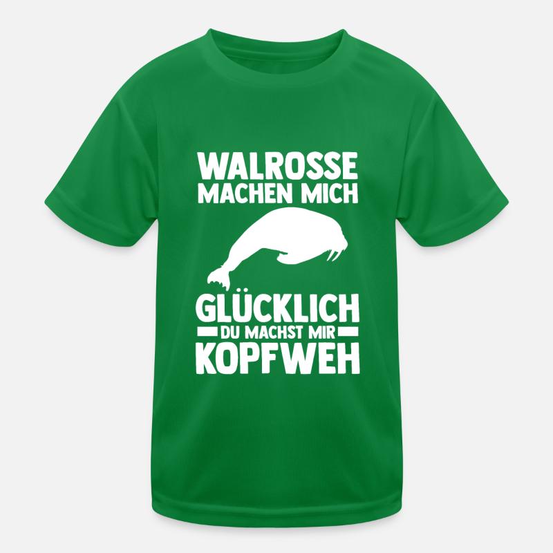 Walross Kinder Funktions-T-Shirt