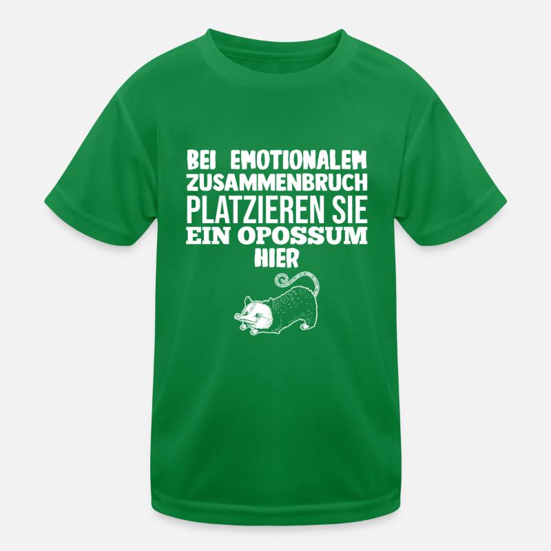 Opossum Kinder Funktions-T-Shirt