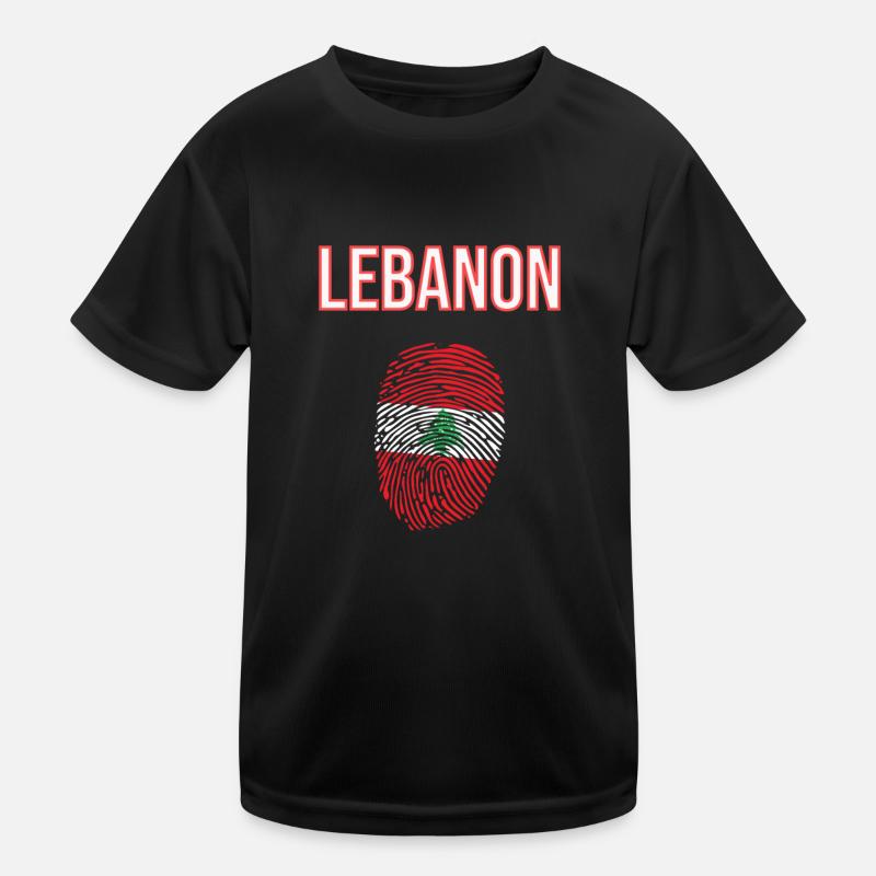 Libanon Kinder Funktions-T-Shirt