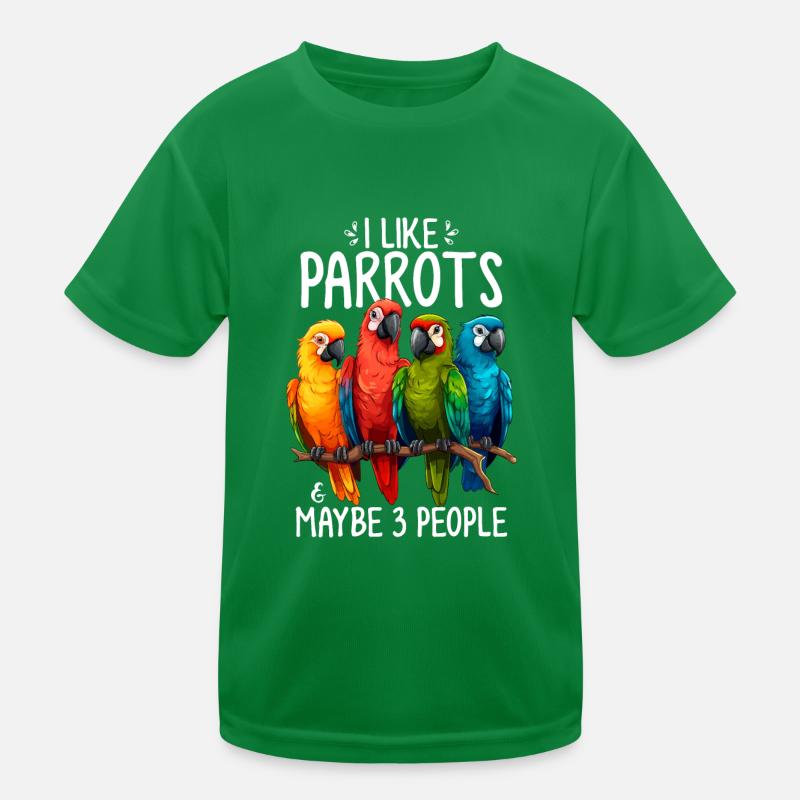 Drôles d’introvertis Perroquet Quaker Perroquet Drôle T-shirt sport Enfant