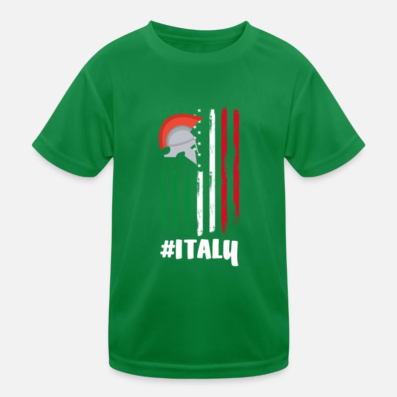 Funny Italy Gift Kids Functional T-Shirt